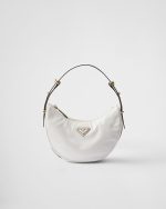 Prada Arqué Naplak Patent Leather Shoulder Bag